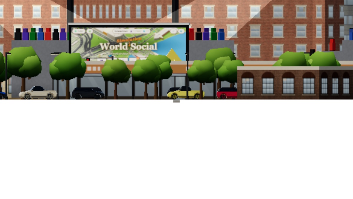 A view in World Sim Social
