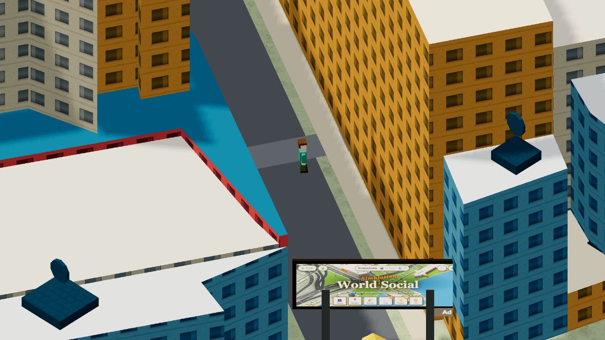A view in World Sim Social